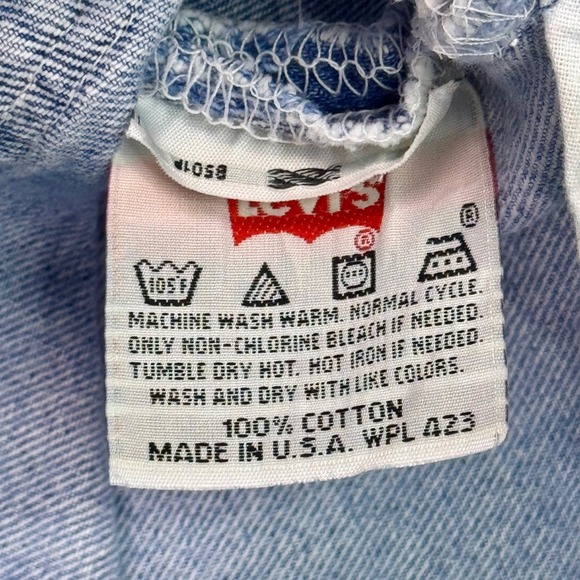 Vintage Levi's 501 USA Made 1996 El Paso 6 Button Fly Jeans 38x32 - Picture 3 of 11